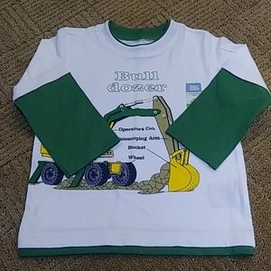 NWT Bull Dozer shirt 24 mos